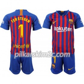 Koszulka FC Barcelona Ter Stegen 1 Dziecięca Główna 2018-2019 - Koszulki Piłkarskie